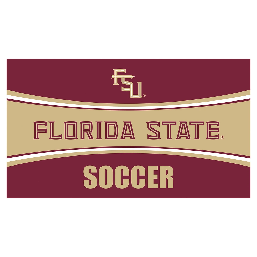 Florida State Seminoles 28" x 16" Soccer Trapper Door Mat