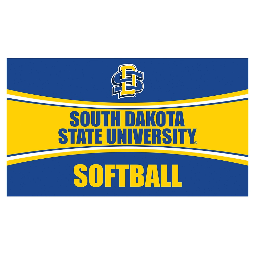 South Dakota State Jackrabbits 28" x 16" Softball Trapper Door Mat