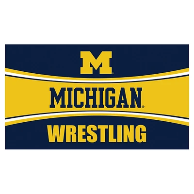 Michigan Wolverines 28" x 16" Wrestling Trapper Door Mat