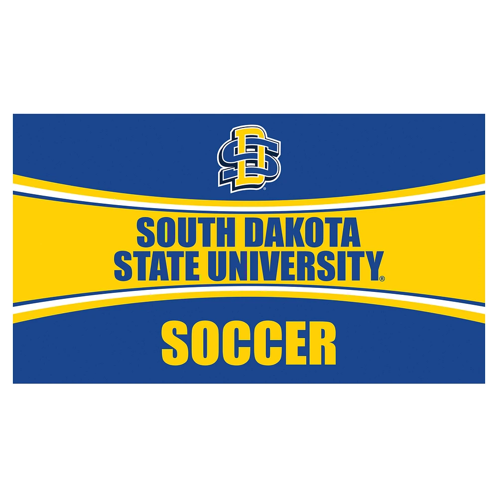 South Dakota State Jackrabbits 28" x 16" Soccer Trapper Door Mat