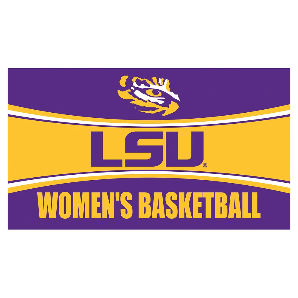 LSU Tigers 28" x 16" Women's Basketball Trapper Door Mat