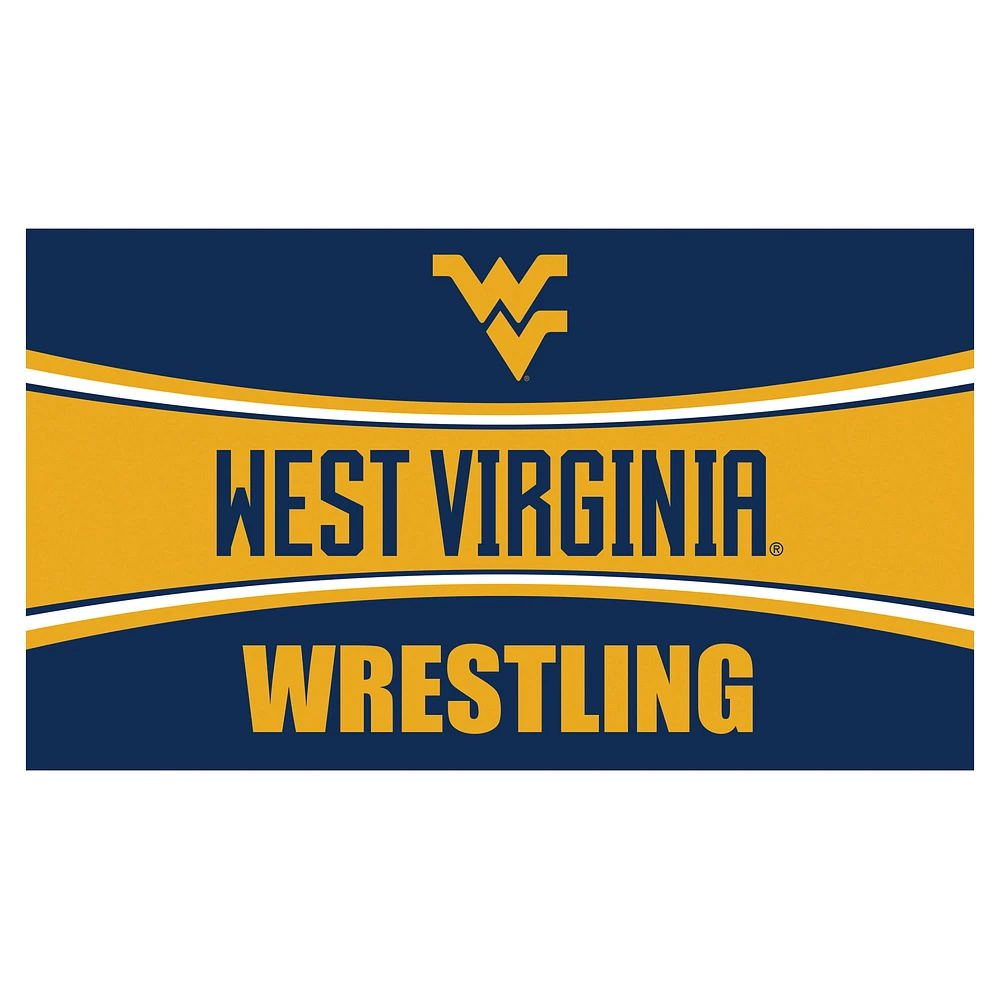 West Virginia Mountaineers 28" x 16" Wrestling Trapper Door Mat