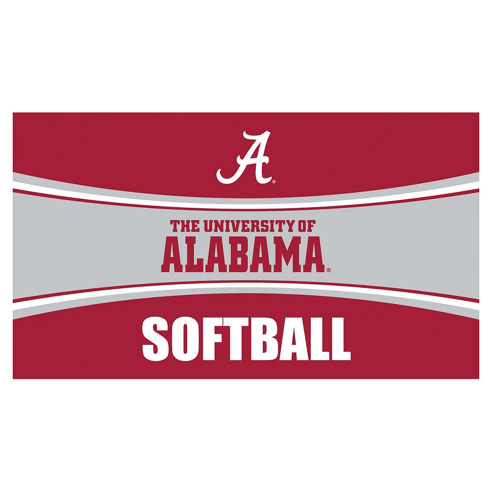 Alabama Crimson Tide 28" x 16" Softball Trapper Door Mat