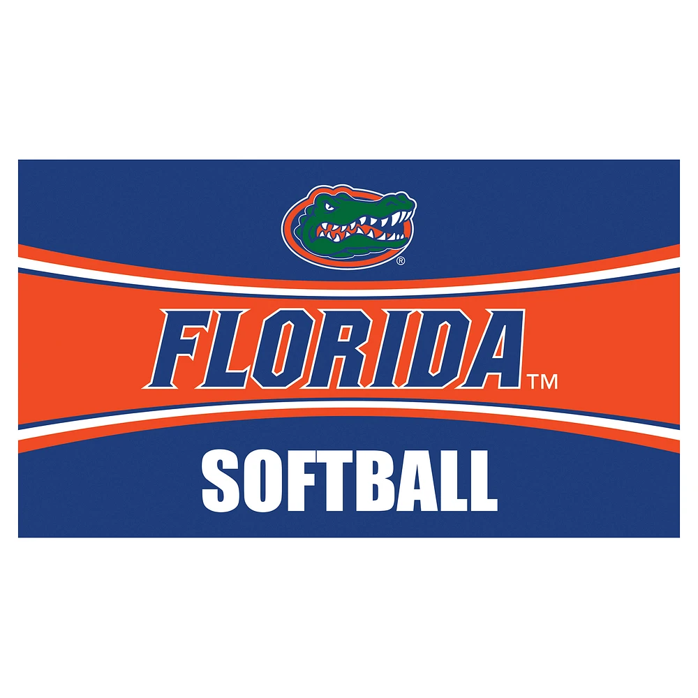 Florida Gators 28" x 16" Softball Trapper Door Mat