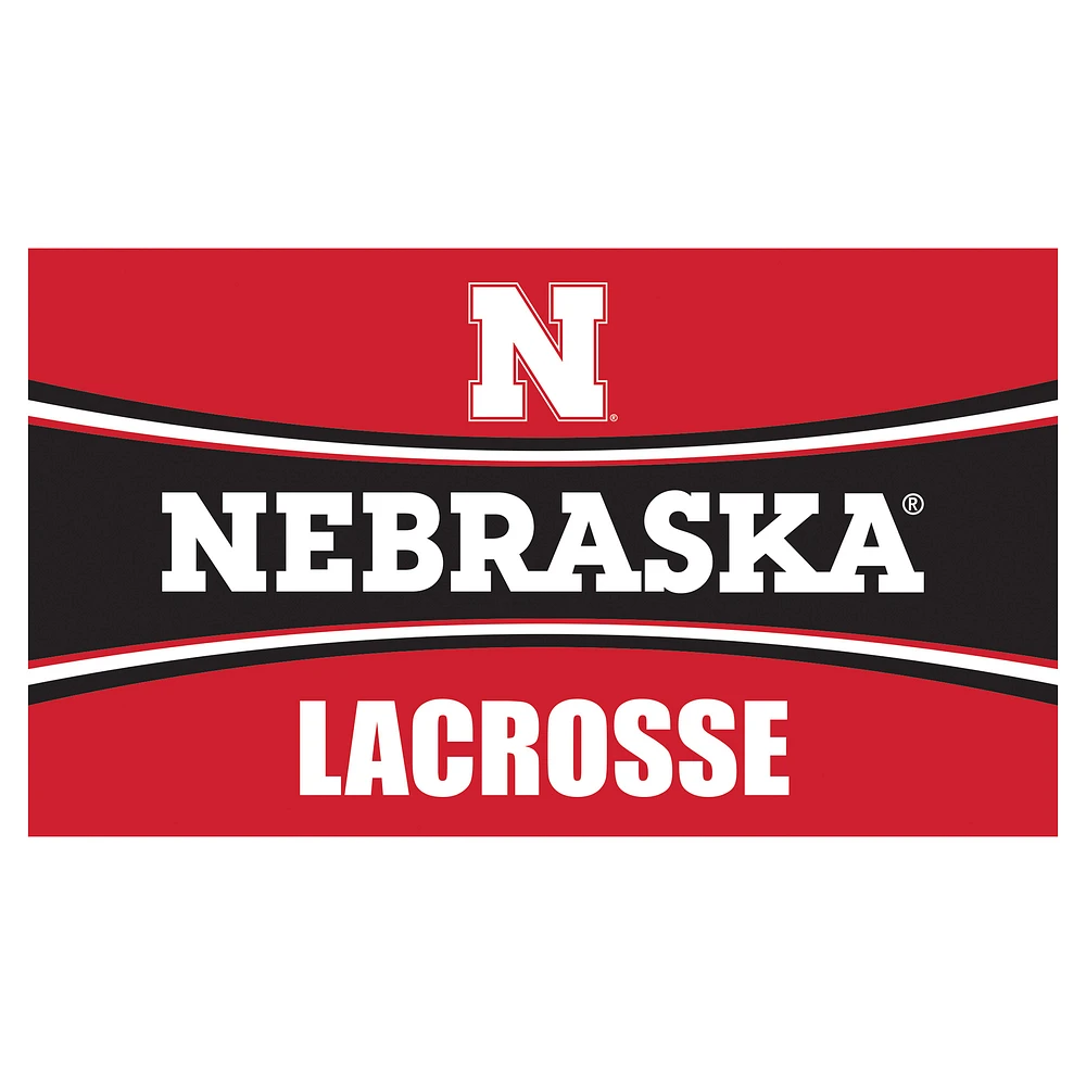 Nebraska Huskers 28" x 16" Lacrosse Trapper Door Mat