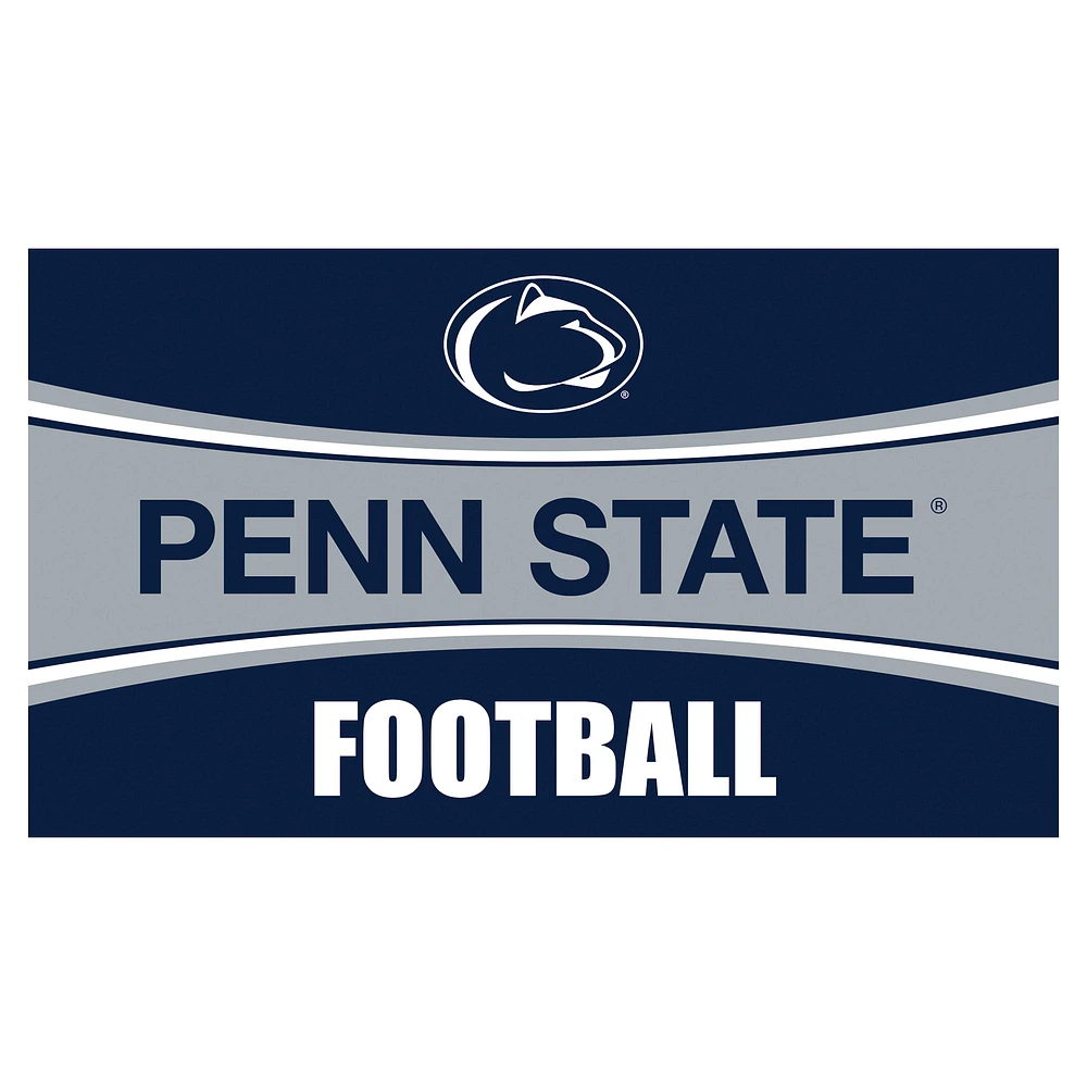Penn State Nittany Lions 28" x 16" Football Trapper Door Mat