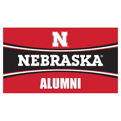 Nebraska Huskers 28" x 16" Alumni Trapper Door Mat