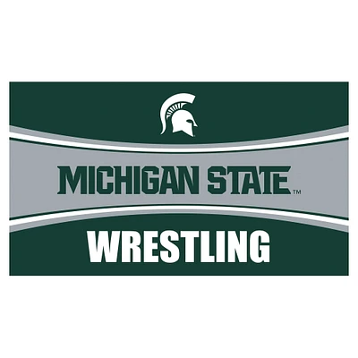 Michigan State Spartans 28" x 16" Wrestling Trapper Door Mat