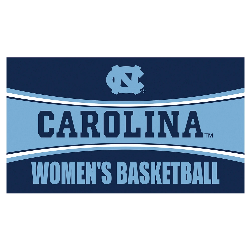 North Carolina Tar Heels 28" x 16" Women's Basketball Trapper Door Mat