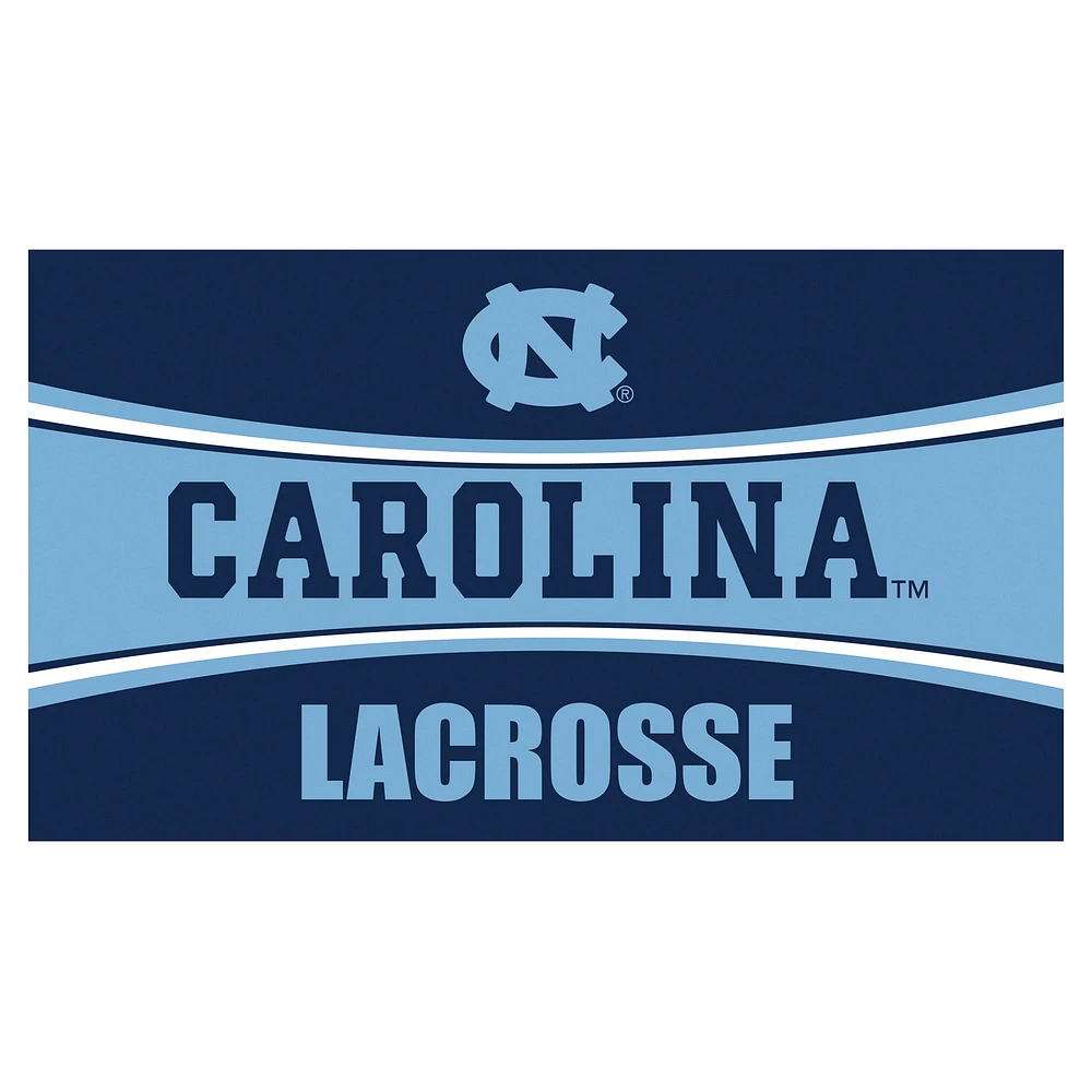 North Carolina Tar Heels 28" x 16" Lacrosse Trapper Door Mat