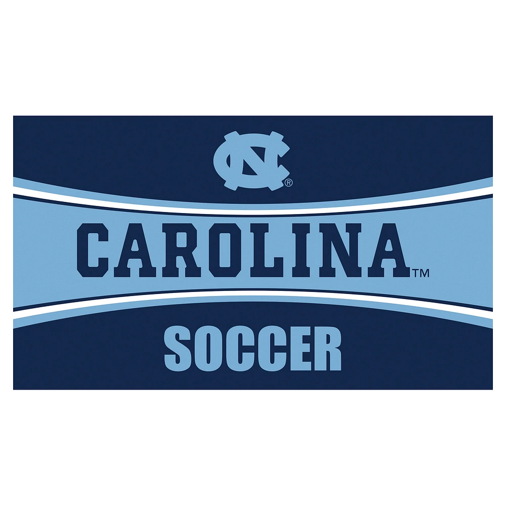 North Carolina Tar Heels 28" x 16" Soccer Trapper Door Mat