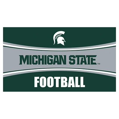 Michigan State Spartans 28" x 16" Football Trapper Door Mat