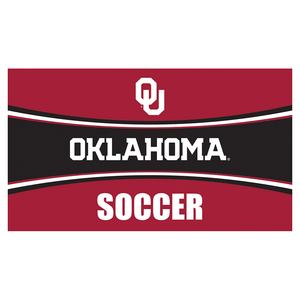 Oklahoma Sooners 28" x 16" Soccer Trapper Door Mat