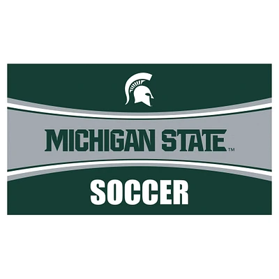 Michigan State Spartans 28" x 16" Soccer Trapper Door Mat