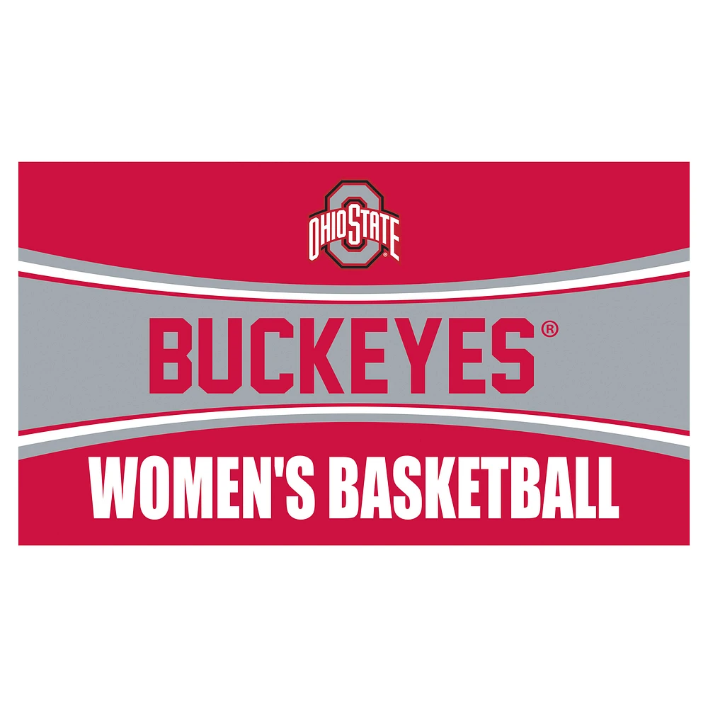 Ohio State Buckeyes 28" x 16" Women's Basketball Trapper Door Mat