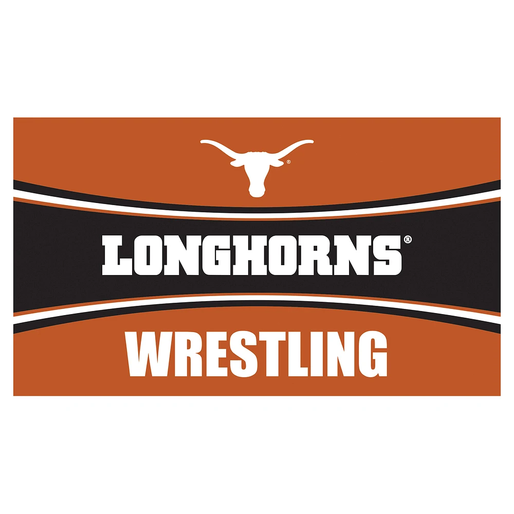 Texas Longhorns 28" x 16" Wrestling Trapper Door Mat