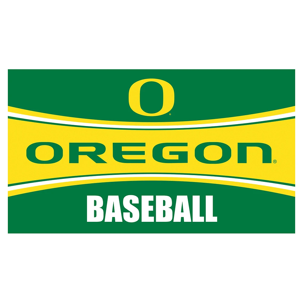 Oregon Ducks 28" x 16" Baseball Trapper Door Mat