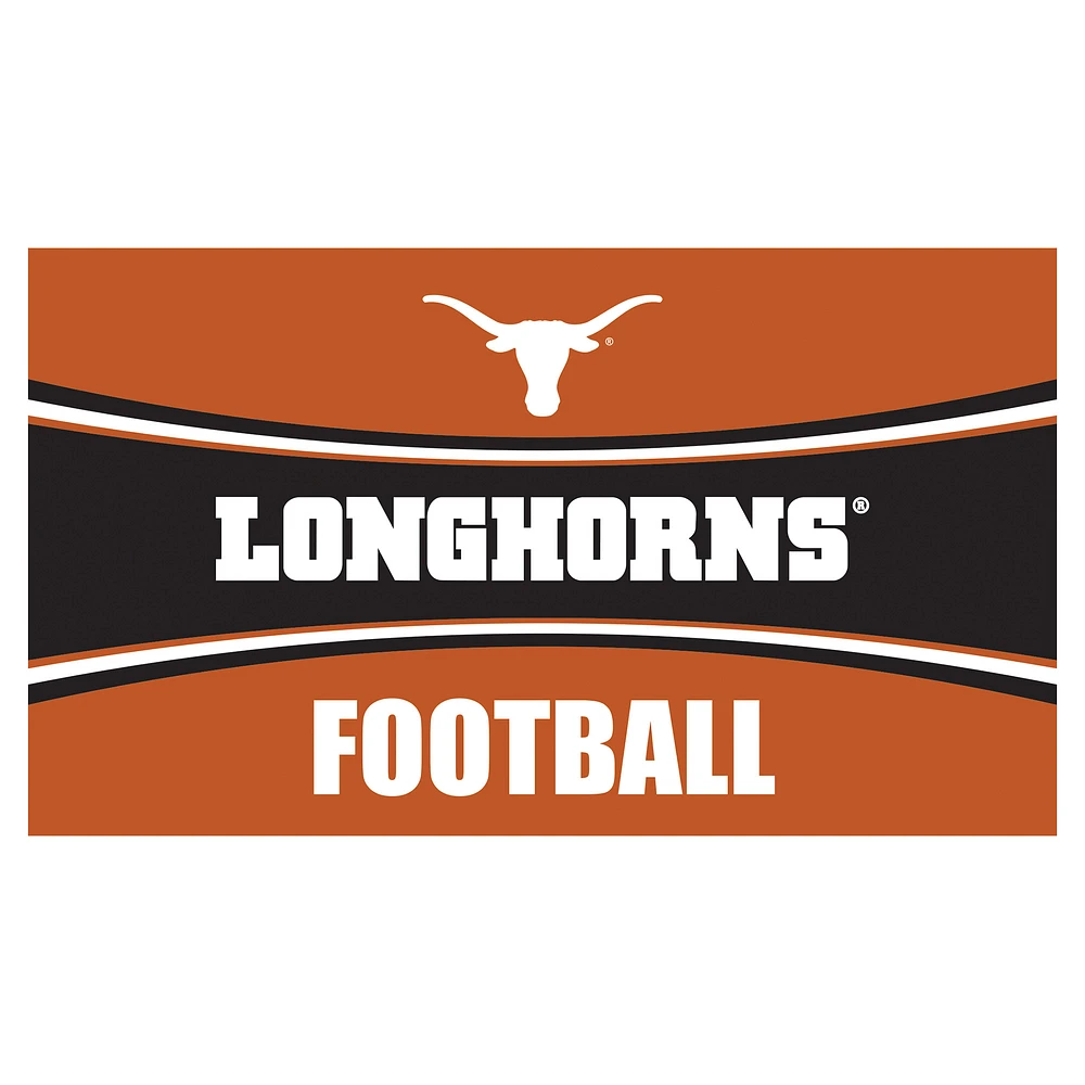 Texas Longhorns 28" x 16" Football Trapper Door Mat