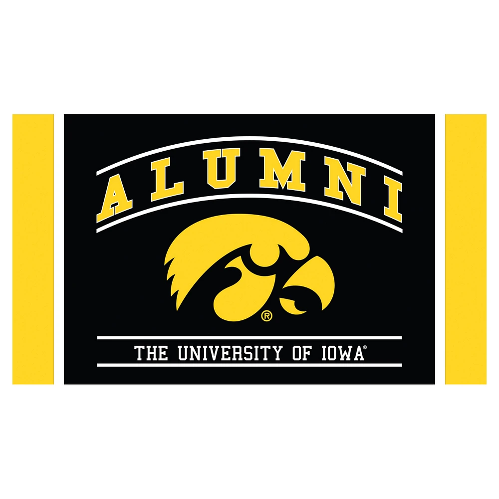 Iowa Hawkeyes 28" x 16" Alumni Turf Door Mat