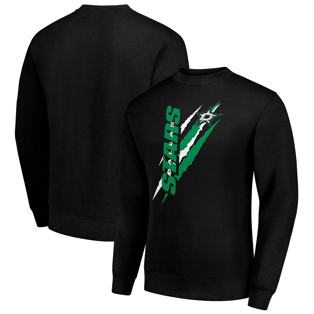 Men's Starter Dallas Stars Color Scratch Pullover Sweatshirt