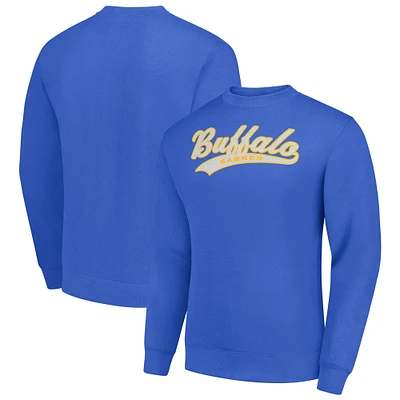 Men's Starter Royal Buffalo Sabres Tailsweep City Pullover Sweatshirt