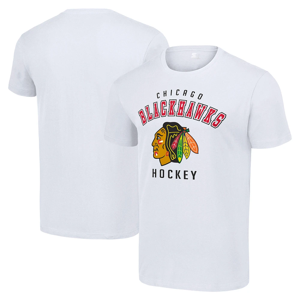 Men's Starter Chicago Blackhawks Logo T-Shirt
