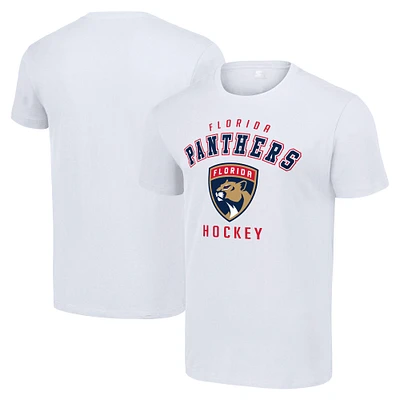 Men's Starter White Florida Panthers Logo T-Shirt