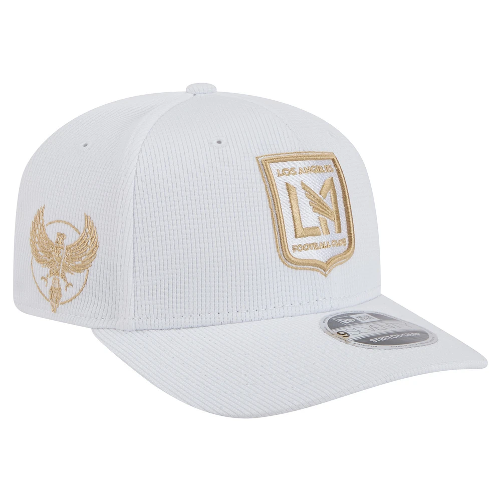 Men's New Era White LAFC 2025 Jersey Hook 9SEVENTY Stretch-Snap Hat