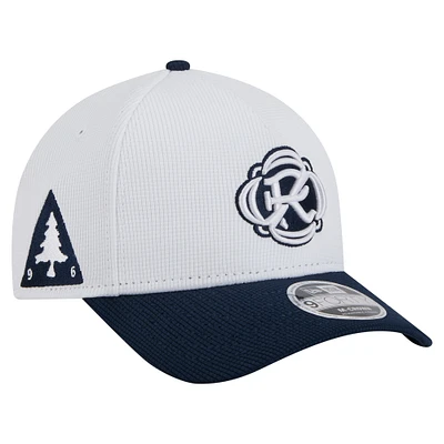Men's New Era White New England Revolution 2025 Jersey Hook 9FORTY M-Crown Adjustable Hat