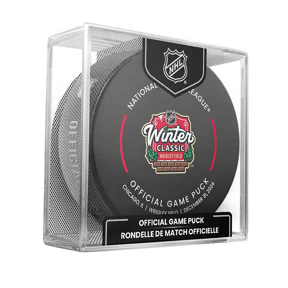 Chicago Blackhawks vs. St. Louis Blues 2025 NHL Winter Classic Official Game Puck
