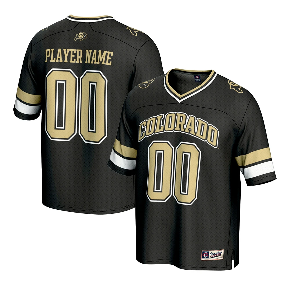 Unisex GameDay Greats Black Colorado Buffaloes NIL Pick-A-Player Football Jersey