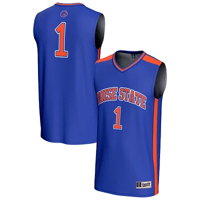 Unisex GameDay Greats #1 Royal Boise State Broncos Lightweight Collegiate Basketball Fashion Jersey