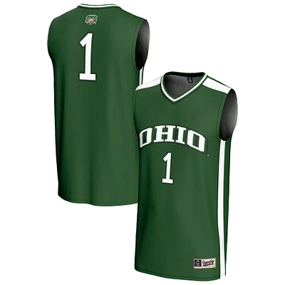 Youth GameDay Greats #1 Green Ohio Bobcats Lightweight Collegiate Basketball Fashion Jersey