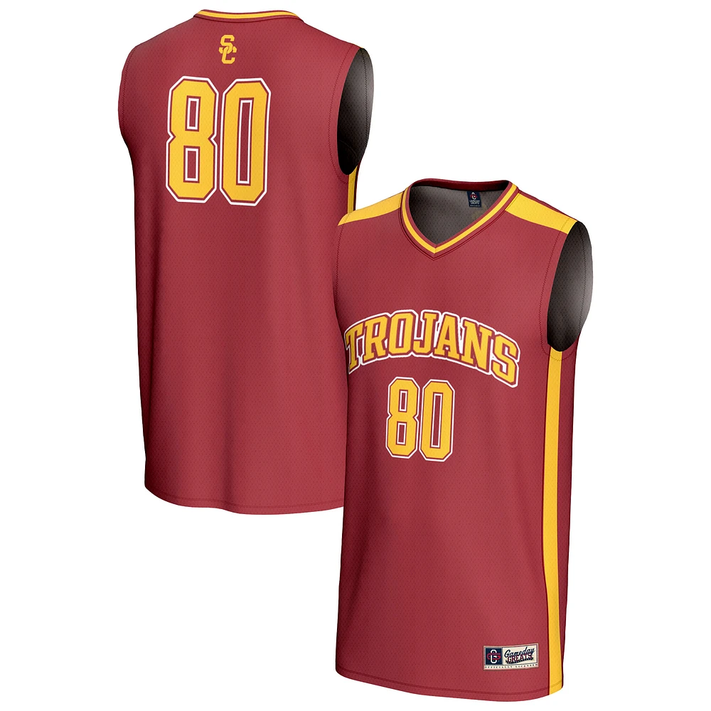 Youth GameDay Greats #80 Cardinal USC Trojans Lightweight Collegiate Basketball Fashion Jersey
