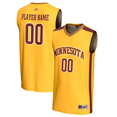 Youth GameDay Greats Gold Minnesota Golden Gophers NIL Pick-A-Player Lightweight Men's Basketball Fashion Jersey