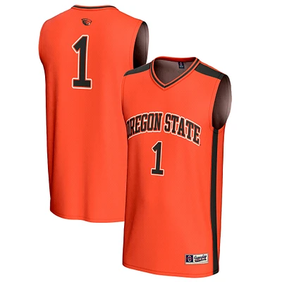 Unisex GameDay Greats #1 Orange Oregon State Beavers Lightweight Collegiate Basketball Fashion Jersey