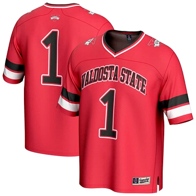 GameDay Greats #1 Red Valdosta State Blazers Lightweight Collegiate Football Fashion Jersey