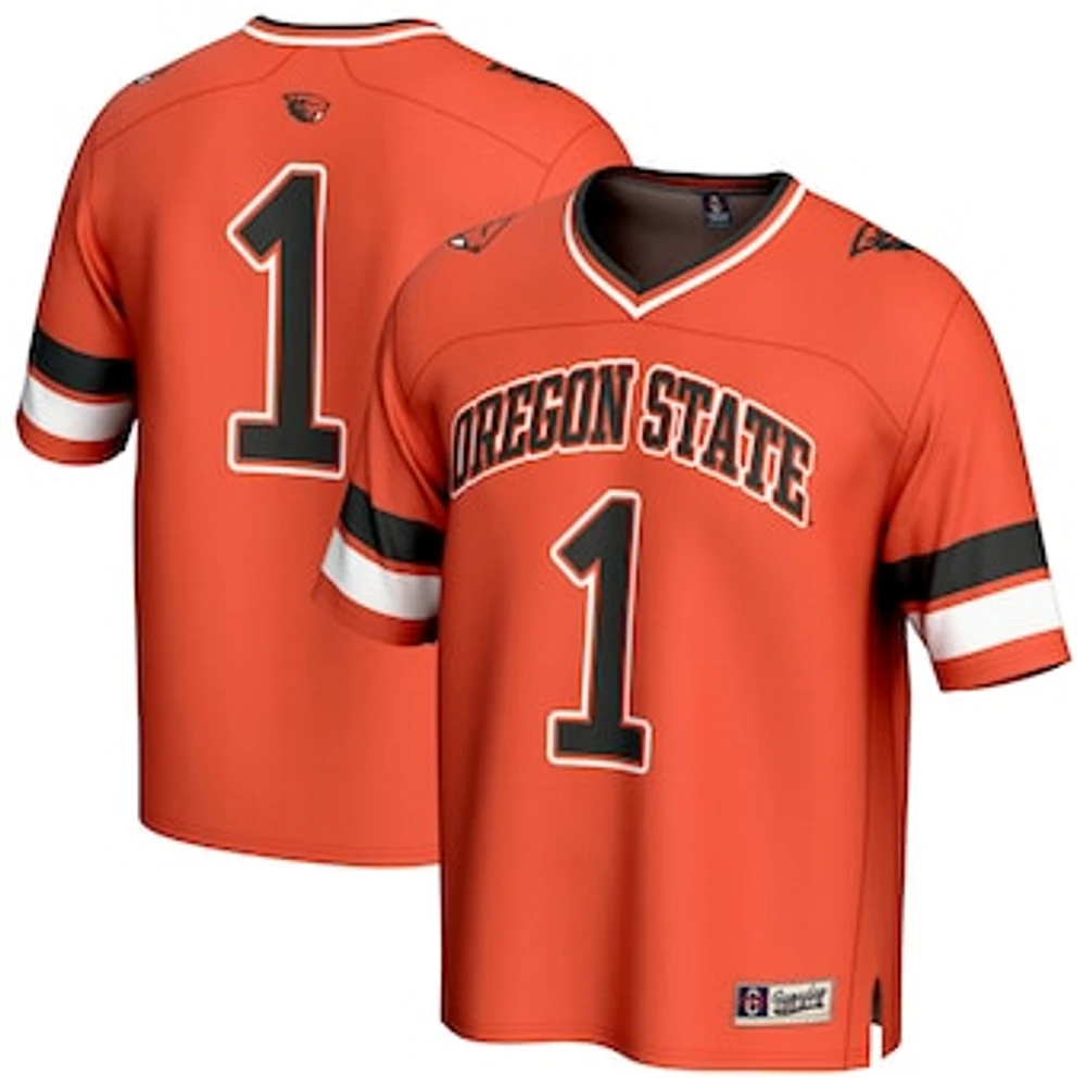 GameDay Greats #1 Orange Oregon State Beavers Lightweight Collegiate Football Fashion Jersey