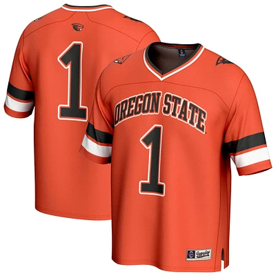Youth GameDay Greats #1 Orange Oregon State Beavers Lightweight Collegiate Football Fashion Jersey