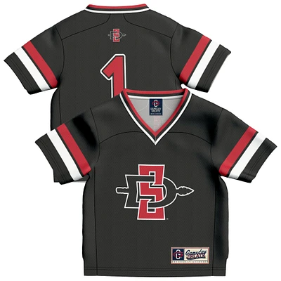 Toddler GameDay Greats #1 Black San Diego State Aztecs Lightweight Collegiate Football Fashion Jersey