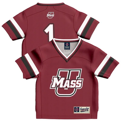 Toddler GameDay Greats #1 Maroon UMass Minutemen Lightweight Collegiate Football Fashion Jersey
