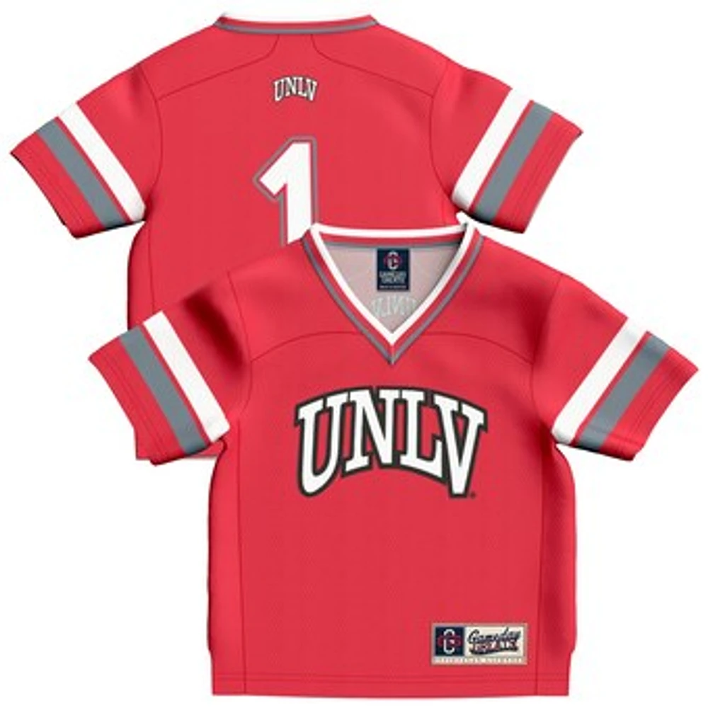 Infant GameDay Greats #1 Scarlet UNLV Rebels Lightweight Collegiate Football Fashion Jersey