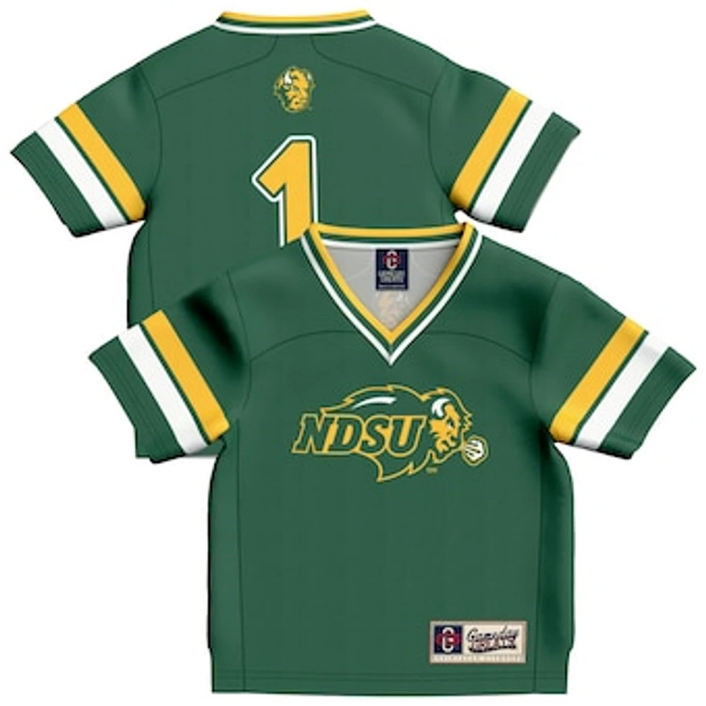 Infant GameDay Greats #1 Green NDSU Bison Lightweight Collegiate Football Fashion Jersey