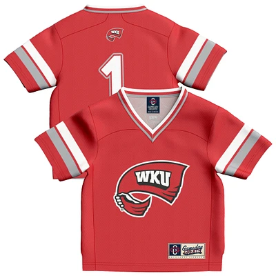 Infant GameDay Greats #1 Red Western Kentucky Hilltoppers Lightweight Collegiate Football Fashion Jersey