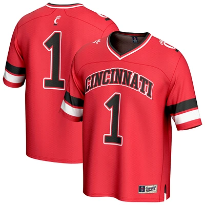 Unisex GameDay Greats #1 Red Cincinnati Bearcats Lightweight Collegiate Football Fashion Jersey