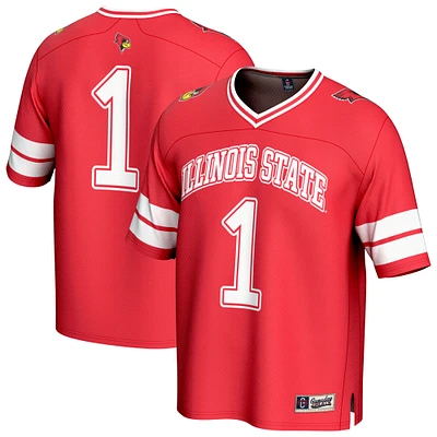 Unisex GameDay Greats #1 Red Illinois State Redbirds Lightweight Collegiate Football Fashion Jersey