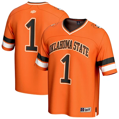 Youth GameDay Greats #1 Orange Oklahoma State Cowboys Lightweight Collegiate Football Fashion Jersey
