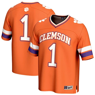 Youth GameDay Greats #1 Orange Clemson Tigers Lightweight Collegiate Football Fashion Jersey