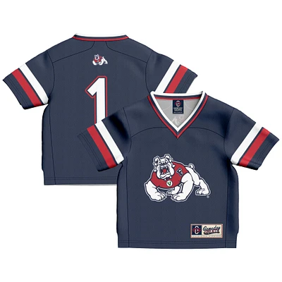 Infant GameDay Greats #1 Navy Fresno State Bulldogs Lightweight Collegiate Football Fashion Jersey