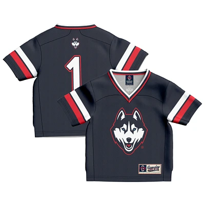 Infant GameDay Greats #1 Navy UConn Huskies Lightweight Collegiate Football Fashion Jersey